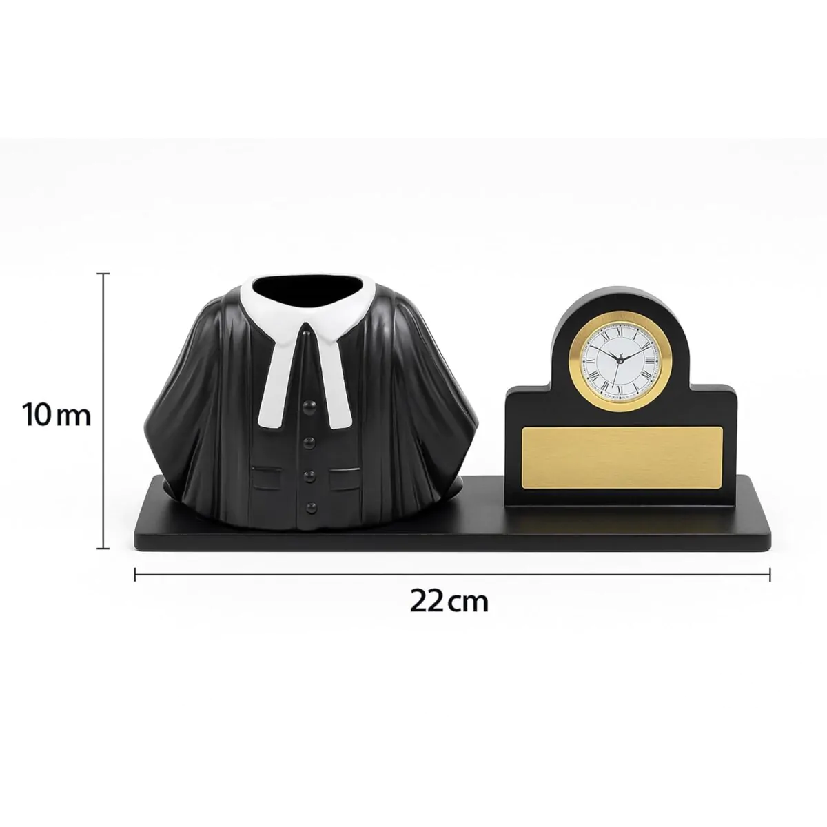 Advocate Coat Pen Stand with clock
