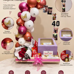 Customised mini Baloon hamper