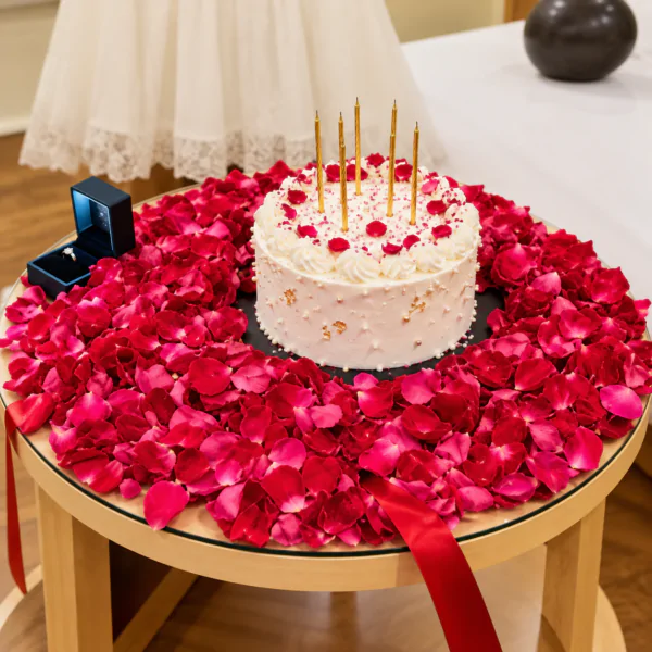 Rose petal hamper